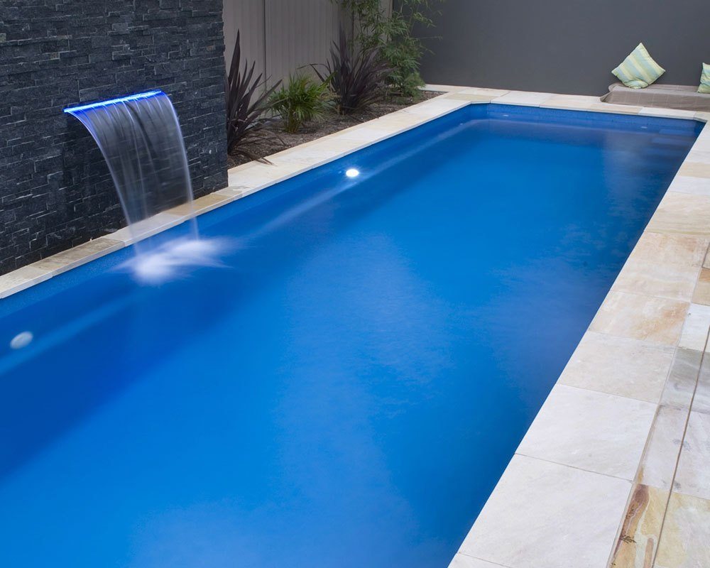 Refund Policy & Warranty - DIY Swimming Pools' Cosmo 11 Coral Grey Lights Pool Design