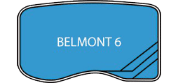 DIY Swimming Pools' Belmont 6 Pool Design - 6 metre pool with a depth ranging between 1.36m to 1.65m