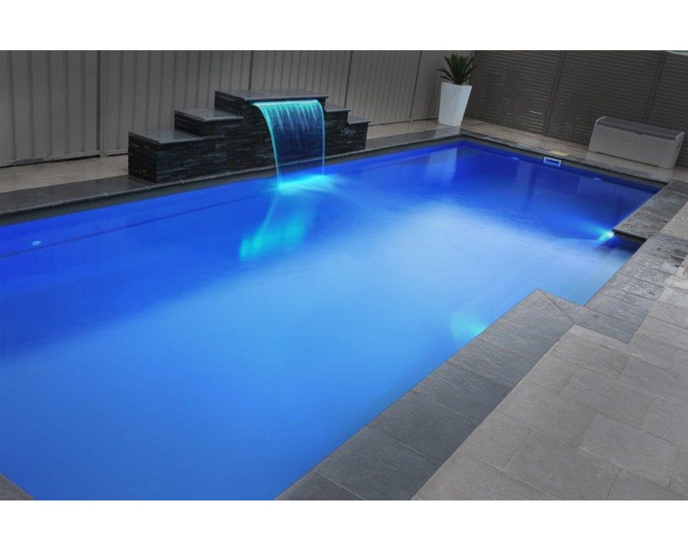 DIY Swimming Pools' Cosmo 11 Coral Grey Lights Pool Design