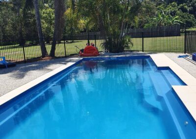 DIY swimming pool Cosmo design- colour blue rock - installed in the Sydney suburb of Haymarket