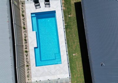 DIY swimming pool Tranquility 6 design- colour water spice - installed in the Sydney suburb of Wolli Creek